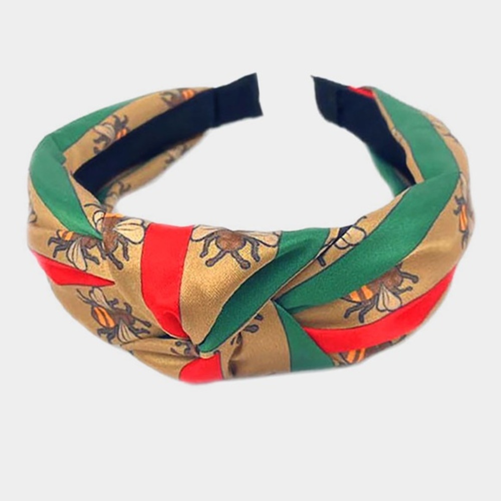 Knot honey bee headband